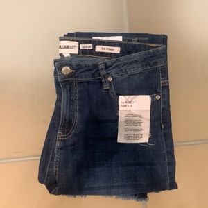 William Rast jeans High Rise Slim Straight Jeans. Size US 31 or US11.